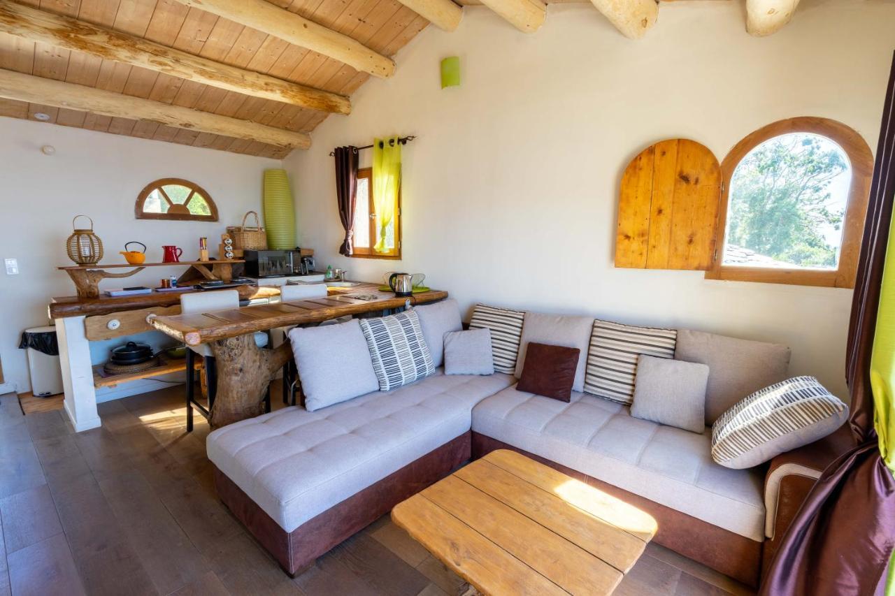 Coin De Paradis Vue Dominante Sur Mer, Montagne Et Tour Genoise Avec Jacuzzi Pino Exterior foto