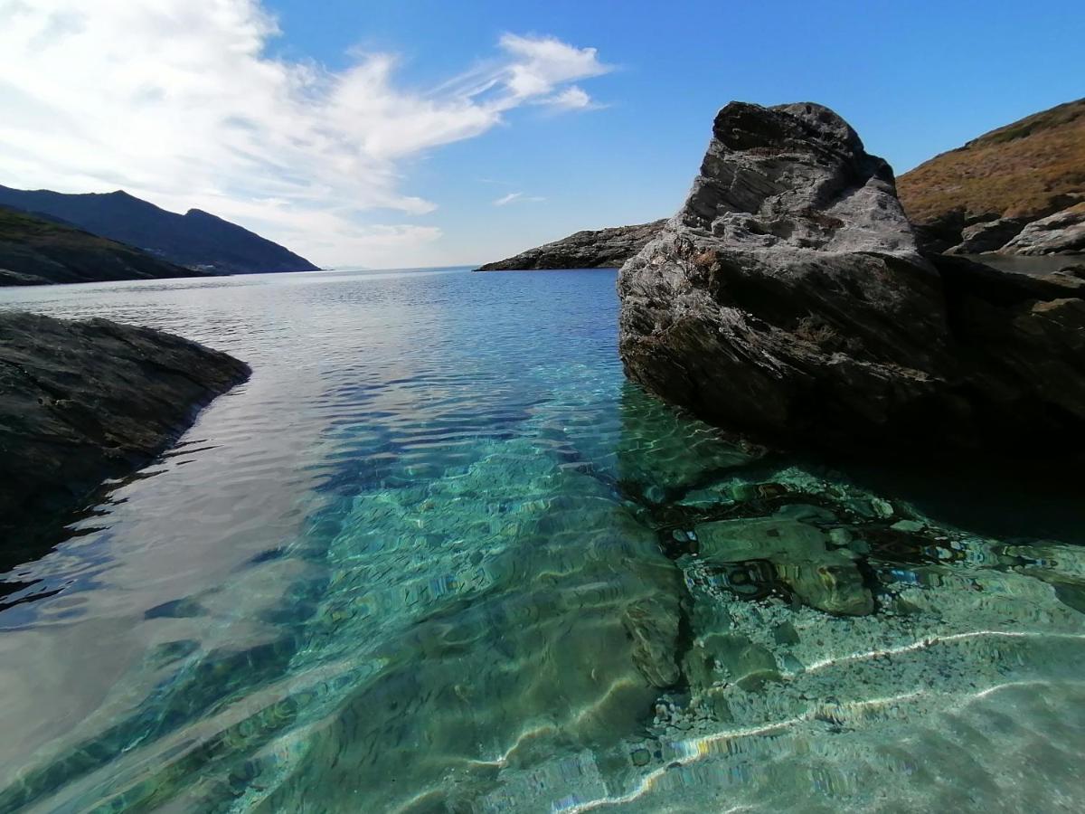 Coin De Paradis Vue Dominante Sur Mer, Montagne Et Tour Genoise Avec Jacuzzi Pino Exterior foto